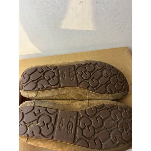 Ugg Slippers size womens 8?brown matted fur - Picture 6 of 7